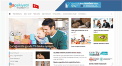 Desktop Screenshot of e-psikiyatri.com